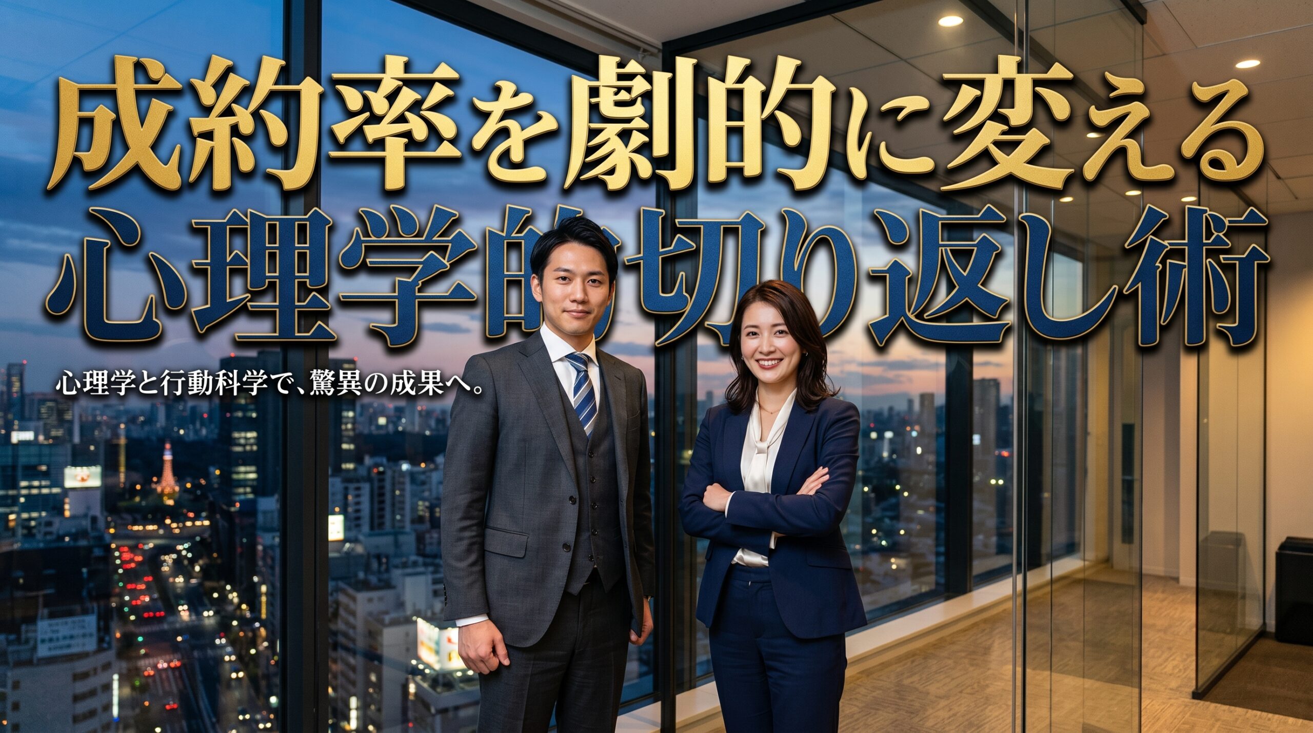 「検討します」を封じ込める：成約率を劇的に変える心理学的切り返し術