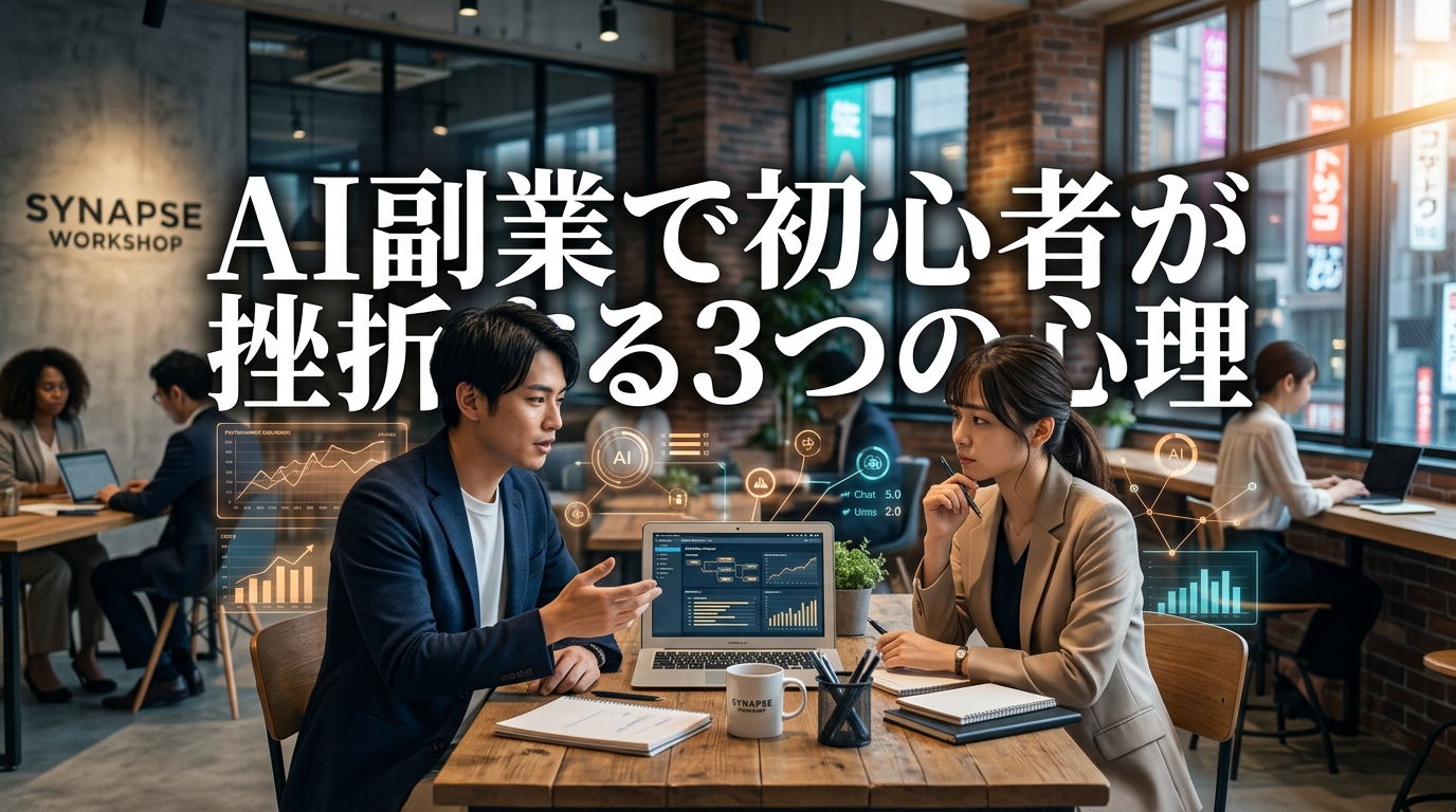AI副業で初心者が挫折する3つの心理トラップと確実に収益化へ導く実践成功パターン
