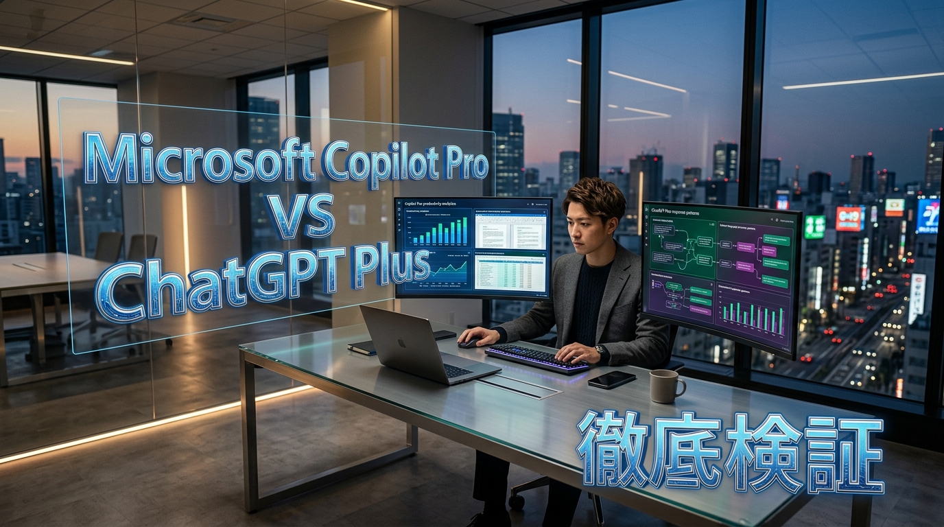 【2026最新】Microsoft Copilot Proは月額3,200円の価値あり？ChatGPT Plusと比較して元が取れるか徹底検証