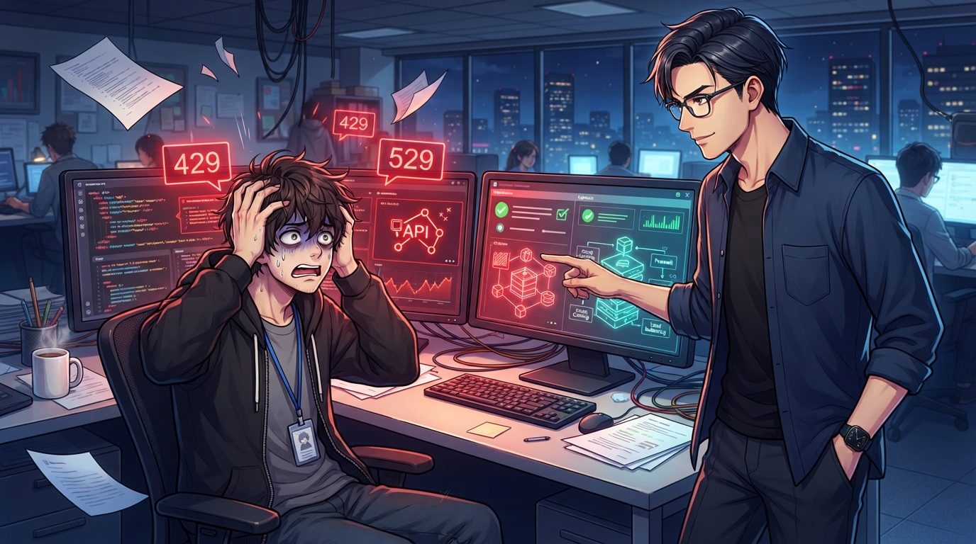 【2026最新】Claude 3.5 APIエラーの原因と確実な復旧手順・自動復旧コード完全ガイド